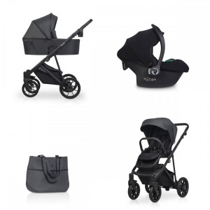 Velar Καρότσι 3σε1 Coal 04 Riko