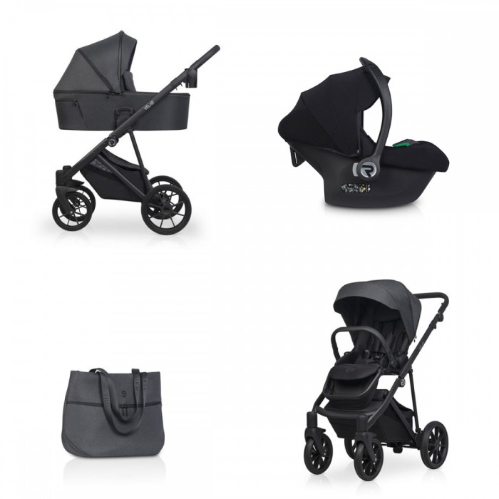 Velar Καρότσι 3σε1 Coal 04 Riko Velar Καρότσι 3σε1 Coal 04 Riko