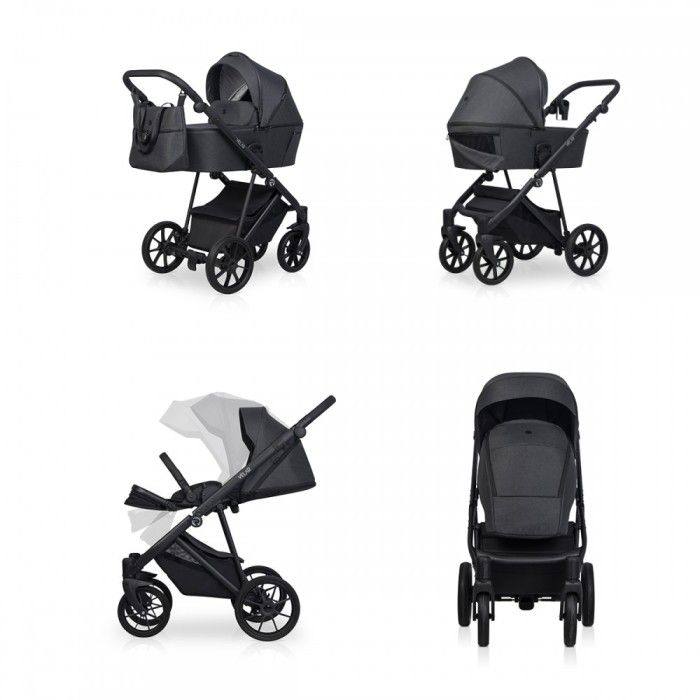 Velar Καρότσι 3σε1 Coal 04 Riko Velar Καρότσι 3σε1 Coal 04 Riko