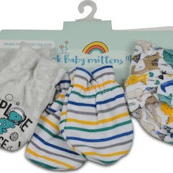 Βρεφικά Γαντάκια Σετ 3τμχ Baby Mittens Kay Μπλε Cangaroo Βρεφικά Γαντάκια Σετ 3τμχ Baby Mittens Kay Μπλε Cangaroo