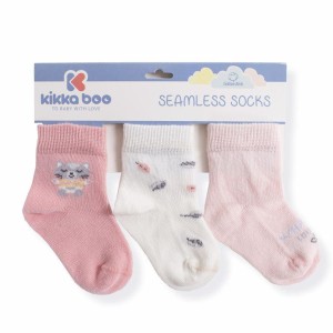 Βρεφικά Καλτσάκια 6-12m Cat Lovely Day Ροζ Kikka Boo
