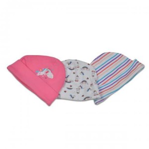 Βρεφικά Σκουφάκια Kay Ροζ 3 Τμχ. Cangaroo