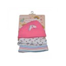 Βρεφικά Σκουφάκια Kay Ροζ 3 Τμχ. Cangaroo Βρεφικά Σκουφάκια Kay Ροζ 3 Τμχ. Cangaroo