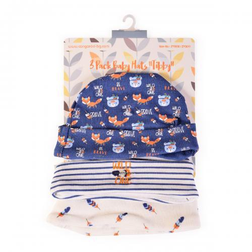 Βρεφικά Σκουφάκια Tibby Μπλε Cangaroo