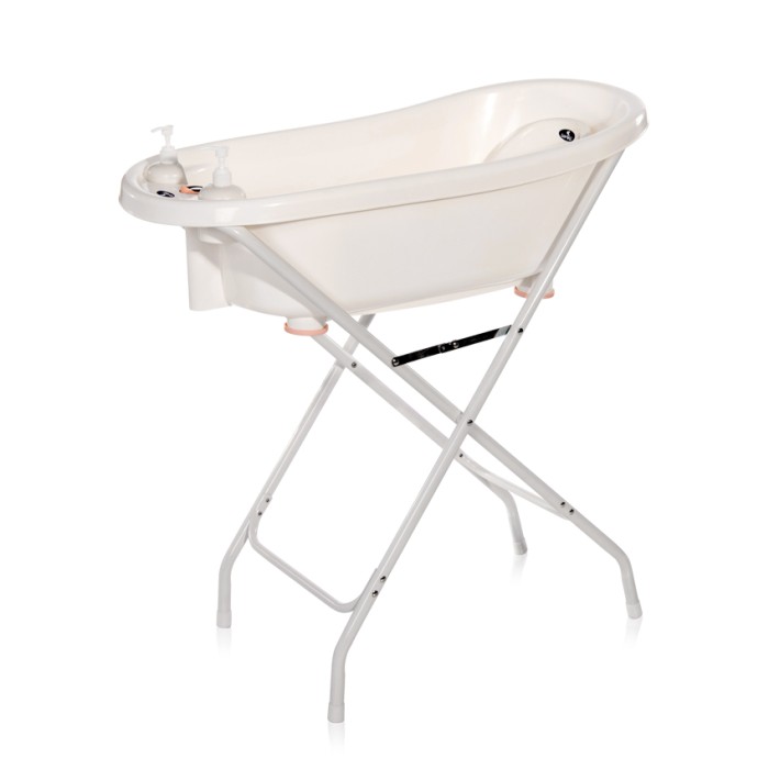 Βρεφική Μπανιέρα White/Pink Με Βάση 88cm Lorelli