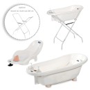 Βρεφική Μπανιέρα White/Pink Με Βάση 88cm Lorelli