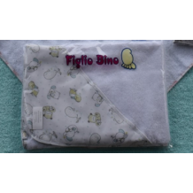 Βρεφική Πετσετούλα Κάπα Τετράγωνη Λαχανί Figlio Bino