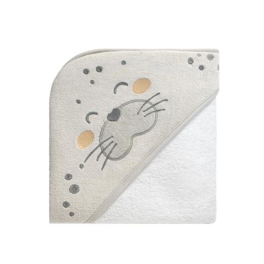 Βρεφική Πετσετούλα Μπάνιου 90x90cm Seally Me Kikka Boo Βρεφική Πετσετούλα Μπάνιου 90x90cm Seally Me Kikka Boo