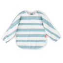 Βρεφική Σαλιάρα Με Μακρύ Μανίκι Stripes Blue Done by Deer