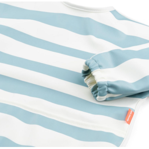 Βρεφική Σαλιάρα Με Μακρύ Μανίκι Stripes Blue Done by Deer