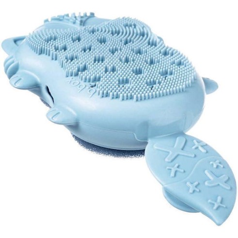 Βρεφική Βούρτσα Μπάνιου για τη Νινίδα Lullaby Blue B.box