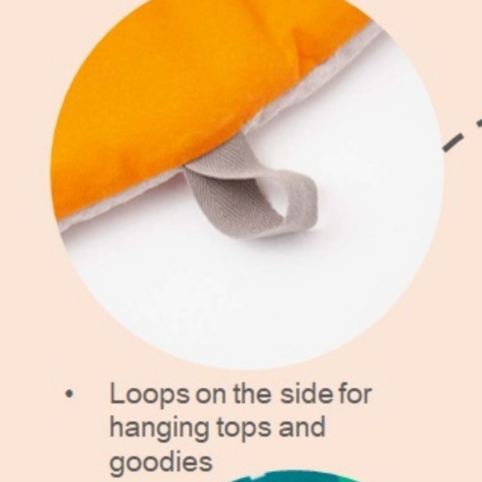 Βρεφικό Χαλί Bαμβακερό Αντιολισθητικό 90cm Λιονταράκι Marcus & Marcus