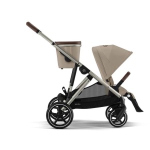 Βρεφικό Καρότσι Cybex Gazelle S Almond Beige Με Γκρι Σκελετό