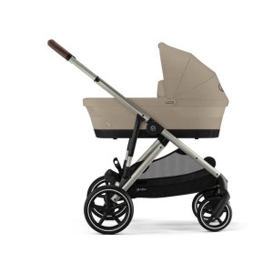 Βρεφικό Καρότσι Cybex Gazelle S Almond Beige Με Γκρι Σκελετό Βρεφικό Καρότσι Cybex Gazelle S Almond Beige Με Γκρι Σκελετό