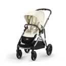 Βρεφικό Καρότσι Cybex Gazelle S Seashell Beige Με Γκρι Σκελετό