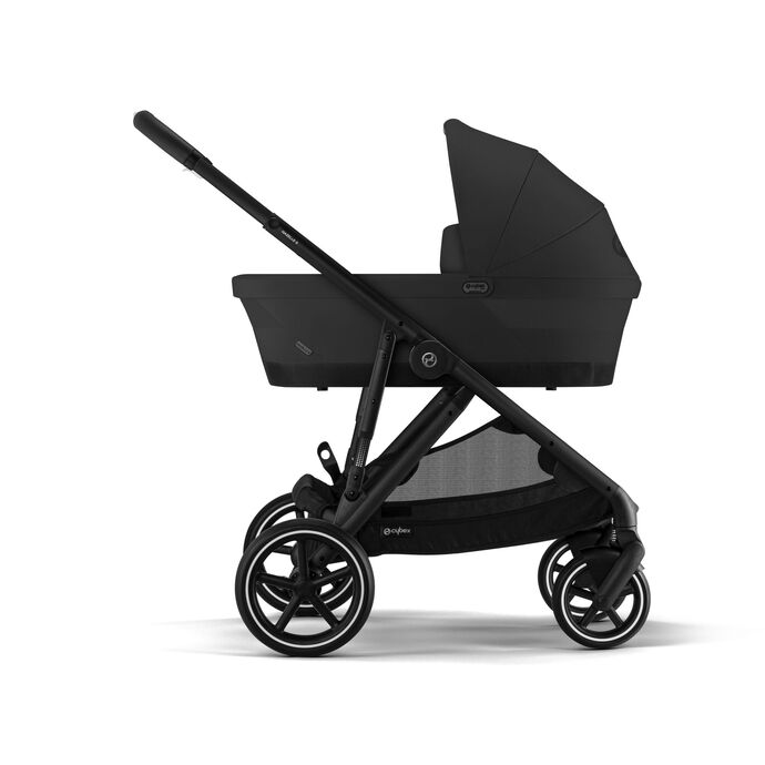 Βρεφικό Καρότσι Cybex Gazelle S Moon Black Με Μαύρο Σκελετό