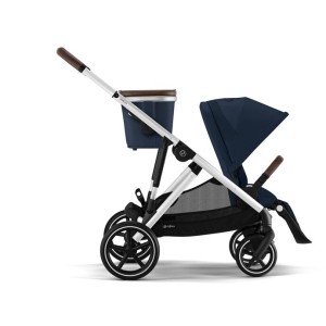 Βρεφικό Καρότσι Cybex Gazelle S Ocean Blue Με Ασημί Σκελετό
