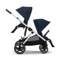 Βρεφικό Καρότσι Cybex Gazelle S Ocean Blue Με Ασημί Σκελετό