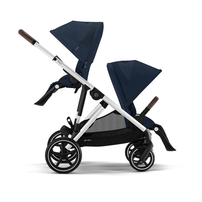 Βρεφικό Καρότσι Cybex Gazelle S Ocean Blue Με Ασημί Σκελετό
