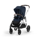 Βρεφικό Καρότσι Cybex Gazelle S Ocean Blue Με Ασημί Σκελετό