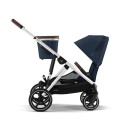 Βρεφικό Καρότσι Cybex Gazelle S Ocean Blue Με Ασημί Σκελετό