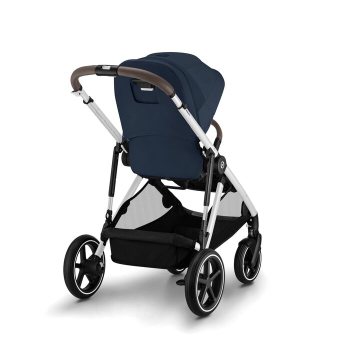 Βρεφικό Καρότσι Cybex Gazelle S Ocean Blue Με Ασημί Σκελετό
