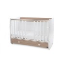 Βρεφικό Κρεβατάκι 2 Επιπέδων Dream New 60x120 White/Amber Lorelli