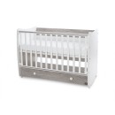 Βρεφικό Κρεβατάκι 2 Επιπέδων Dream New 60x120 White/Artwood Lorelli
