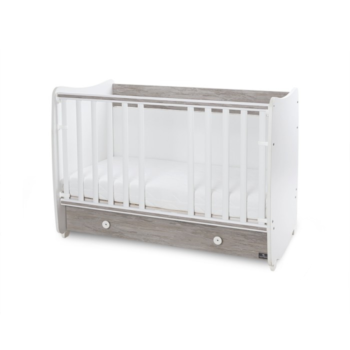 Βρεφικό Κρεβατάκι 2 Επιπέδων Dream New 60x120 White/Artwood Lorelli