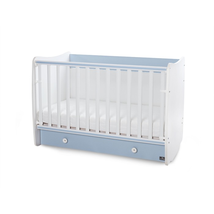 Βρεφικό Κρεβατάκι 2 Επιπέδων Dream New 60x120 White/Baby Blue Lorelli Βρεφικό Κρεβατάκι 2 Επιπέδων Dream New 60x120 White/Baby Blue Lorelli