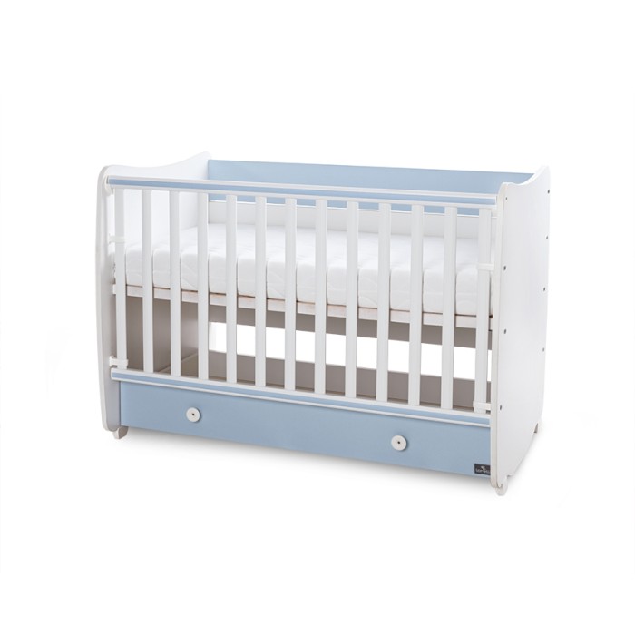 Βρεφικό Κρεβατάκι 2 Επιπέδων Dream New 60x120 White/Baby Blue Lorelli Βρεφικό Κρεβατάκι 2 Επιπέδων Dream New 60x120 White/Baby Blue Lorelli