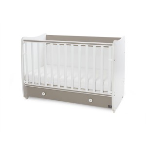 Βρεφικό Κρεβατάκι 2 Επιπέδων Dream New 60x120 White/Beige Lorelli