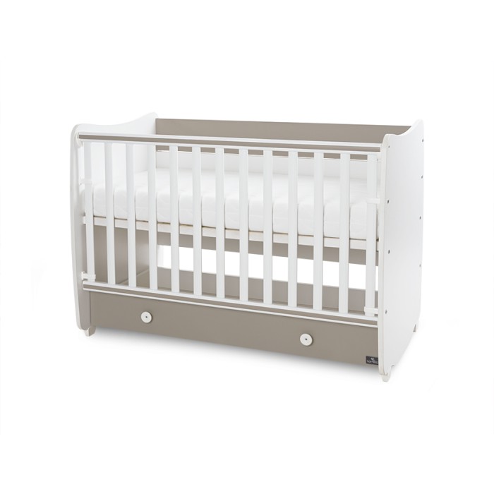 Βρεφικό Κρεβατάκι 2 Επιπέδων Dream New 60x120 White/Beige Lorelli