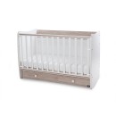 Βρεφικό Κρεβατάκι 2 Επιπέδων Dream New 60x120 White/Light Oak Lorelli