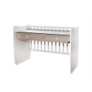 Βρεφικό Κρεβατάκι 2 Επιπέδων Dream New 60x120 White/Light Oak Lorelli