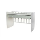 Βρεφικό Κρεβατάκι 2 Επιπέδων Dream New 60x120 White/Milky Green Lorelli