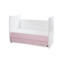 Βρεφικό Κρεβατάκι 2 Επιπέδων Dream New 60x120 White/Orchid Pink Lorelli