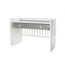 Βρεφικό Κρεβατάκι 2 Επιπέδων Dream New 60x120 White/Stone Grey Lorelli