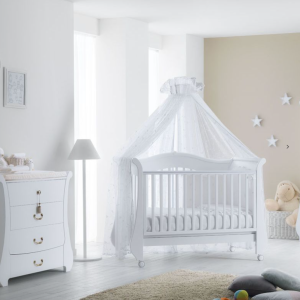 Βρεφικό Kρεβατάκι - Kαναπές Tulip Baby White PALI