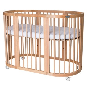 Βρεφικό Κρεβατάκι Smart Bed 9 σε 1 Φυσικό Ξύλο Round Ingvart Βρεφικό Κρεβατάκι Smart Bed 9 σε 1 Φυσικό Ξύλο Round Ingvart