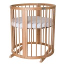 Βρεφικό Κρεβατάκι Smart Bed 9 σε 1 Φυσικό Ξύλο Round Ingvart