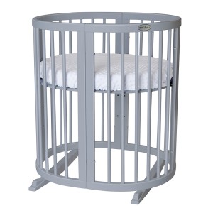 Βρεφικό Κρεβατάκι Smart Bed 9 σε 1 Γκρι Oval Ingvart