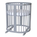 Βρεφικό Κρεβατάκι Smart Bed 9 σε 1 Γκρι Round Ingvart