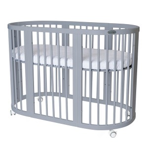 Βρεφικό Κρεβατάκι Smart Bed 9 σε 1 Γκρι Oval Ingvart Βρεφικό Κρεβατάκι Smart Bed 9 σε 1 Γκρι Oval Ingvart