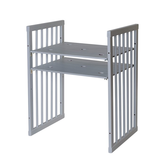 Βρεφικό Κρεβατάκι Smart Bed 9 σε 1 Γκρι Oval Ingvart Βρεφικό Κρεβατάκι Smart Bed 9 σε 1 Γκρι Oval Ingvart