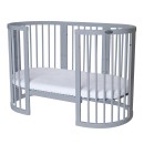 Βρεφικό Κρεβατάκι Smart Bed 9 σε 1 Γκρι Round Ingvart