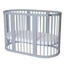 Βρεφικό Κρεβατάκι Smart Bed 9 σε 1 Γκρι Oval Ingvart Βρεφικό Κρεβατάκι Smart Bed 9 σε 1 Γκρι Oval Ingvart