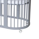 Βρεφικό Κρεβατάκι Smart Bed 9 σε 1 Γκρι Round Ingvart