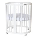 Βρεφικό Κρεβατάκι Smart Bed 9 σε 1 Λευκό Round Ingvart