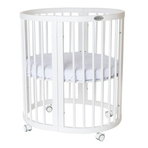 Βρεφικό Κρεβατάκι Smart Bed 9 σε 1 Λευκό Round Ingvart